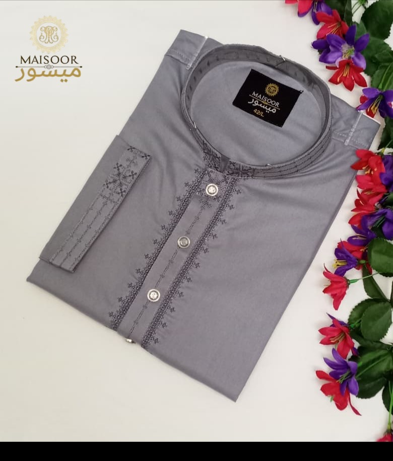 Premium Chinese Samsung Cotton Panjabi - Image 3